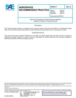 SAE ARP921B PDF
