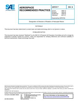 SAE ARP570B PDF
