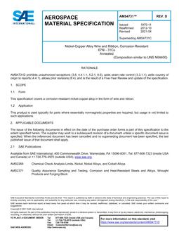 SAE AMS4731D PDF