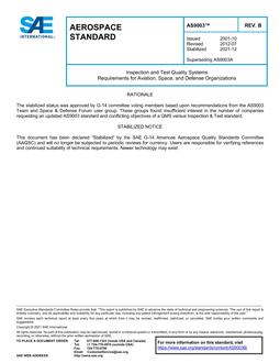 SAE AS9003B PDF