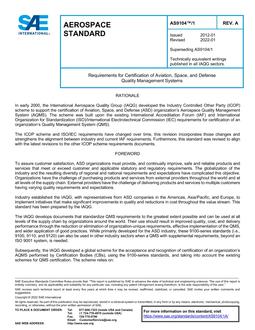 SAE AS9104/1A PDF