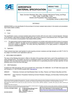 SAE AMS5643/H925 PDF
