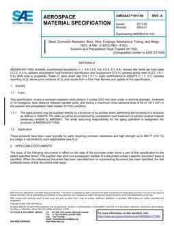 SAE AMS5643/H1150A PDF