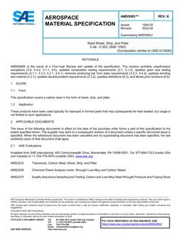 SAE AMS5085K PDF