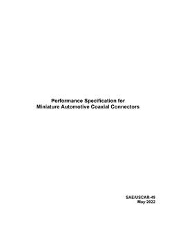 SAE USCAR49 PDF