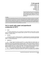 TAPPI T 211 PDF