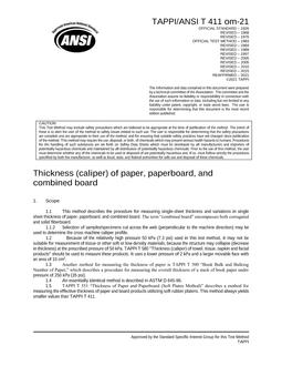 TAPPI T 411 PDF